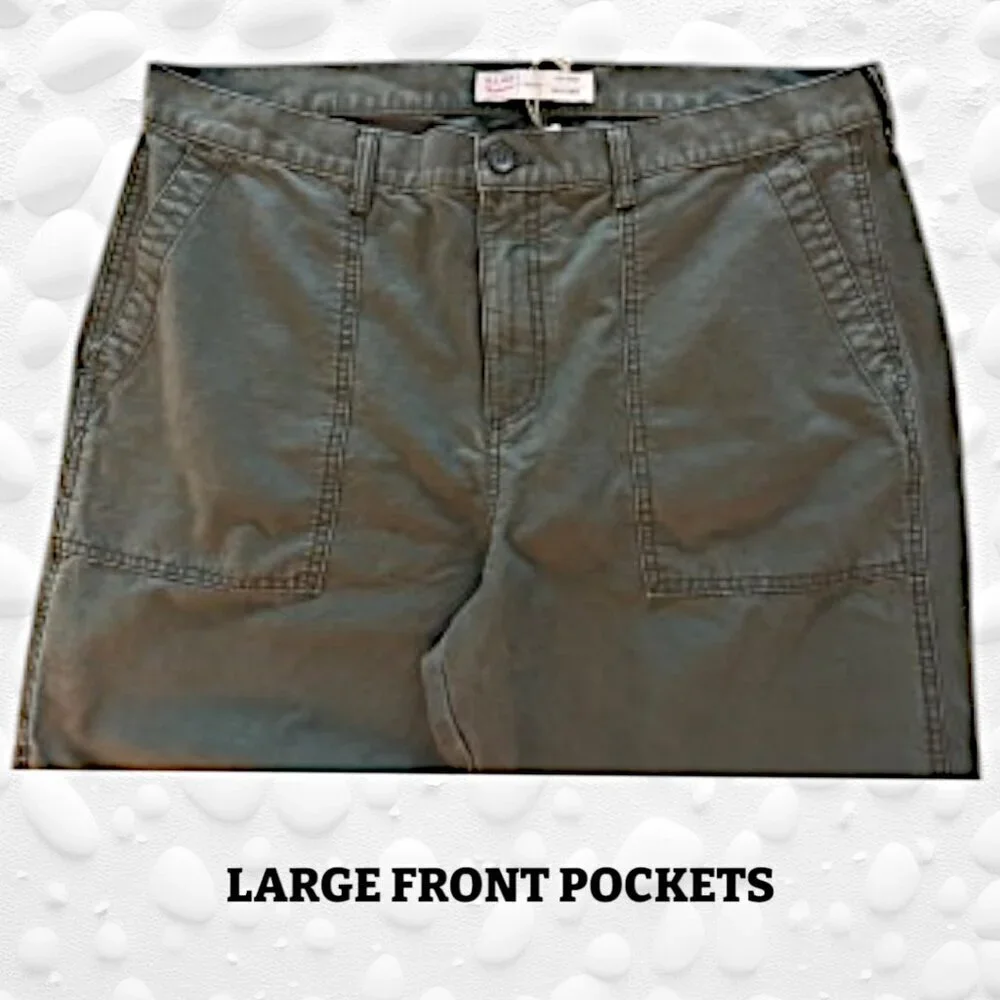 Men's Workwear Loose Taper Pants GREEN - New Without Tags - Picture 2 of 6